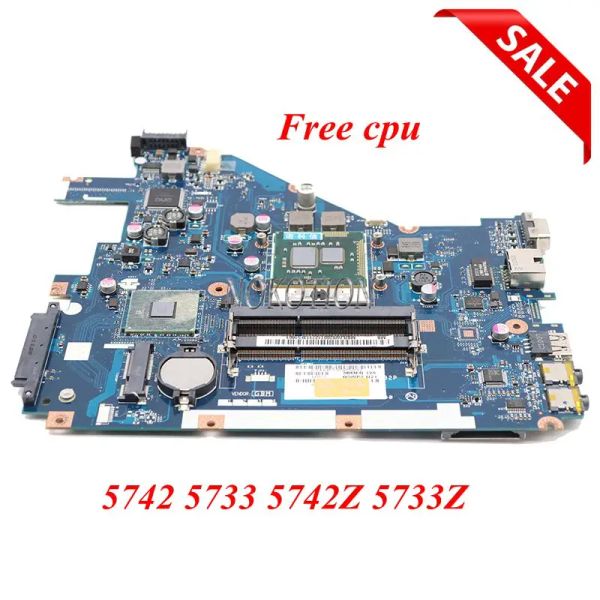 Carte mère Nokotion ordinateur portable carte mère pour Acer Aspire 5742 5733 5742Z 5733Z MBRJY02002 PEW71 LA6582P HM55 UMA DDR3 Board principal avec i3 CPU