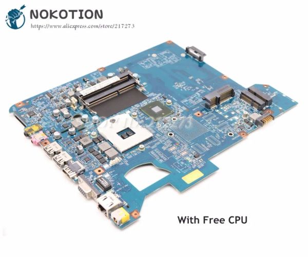 Motorboard Nokotion Laptop Motorbox para Gateway NV59 TJ75 Tablero principal 48.4CH01.01M MBWHE01001 MB.WHE01.001 HM55 DDR3