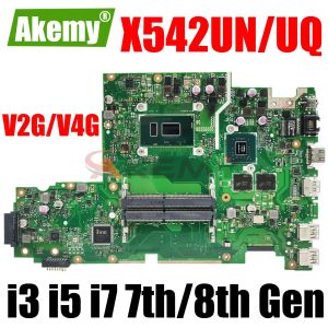 Carnet de carte mère X542UN Boîte principale X542UR X542URR X542UQ X542UF X542URV X542UA X542UAR LAPTOP Motherboard i3 i5 i7 UMA / 930MX / 940MX / MX150