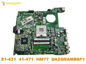 Moederbord origineel voor Acer E1431 E1471 Laptop Motherboard E1431 41471 HM77 DAZQSAMB6F1 Gestelde goede gratis verzending