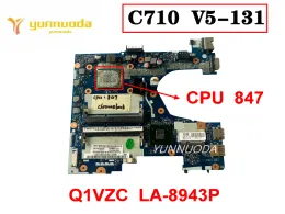 Moederbord origineel voor voor Acer Aspire C710 V5131 Celeron 847 Laptop Motherboard La8943p NBSH711001 SR08N DDR3 Test goede gratis verzending