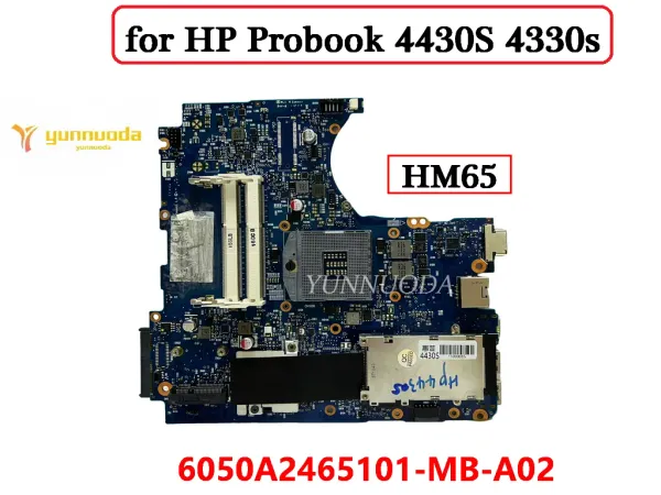 Carte mère Original pour HP Probook 4430S 4330S ordinateur portable Motherboard 6050A2465101MBA02 658333001 658333601 HM65 DDR3 100% Testé gratuit