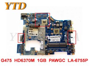 Moederbord origineel voor Lenovo G475 laptop moederbord G475 HD6370M 1GB PAWGC LA6755P Test goede gratis verzending