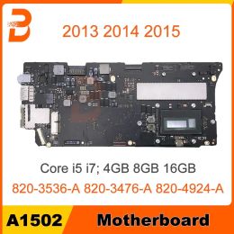 Motherboard Original Logic Board voor MacBook Pro Retina 13 "A1502 Moederbord I5 I7 8GB 16GB 8203476A 8204924A 2013 2014 2015 Jaar