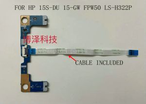 Carte de bouton de pavé de souris tactile d'origine pour la carte mère pour HP 15SDU 15GW FPW50 LSH322P LSH321P LSH327P AUDIO USB Board Expédition rapide