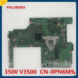 Carte mère Palubeira PN6M9 CN0PN6M9 0PN6M9 Branche mère d'ordinateur portable pour Dell Vostro 3500 V3500 092891 48.4ET05.011 Livraison rapide