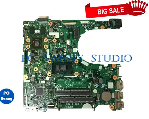 Carte mère pcnanny 0xt2g4 XT2G4 pour Dell Inspiron 15 3567 3467 carte mère d'ordinateur portable i36006U 153411 DDR4 PC BOARbook Tested Tested