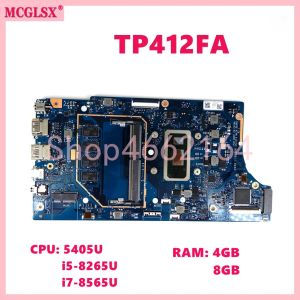 Carte mère TP412FA avec i5 i78th 10th Gen CPU 8Gram Notebook Board Main pour ASUS TP412 TP412F TP412FA TP412FAC