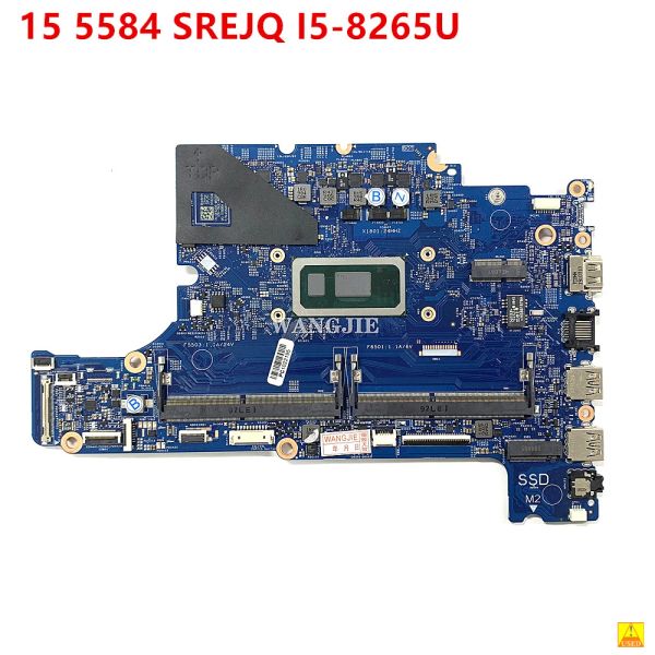 La carte mère utilisée CN0F62D6 0F62D6 F62D6 Boîte principale pour Inspiron 15 5584 Liptop Motorard 187891 W / SREJQ I58265U CPU 100%