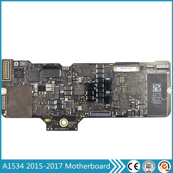 Placa base al por mayor A1534 la computadora portátil portátil 1.1G 1.2G 256GB 512GB 20152017 para MacBook Retina 12 