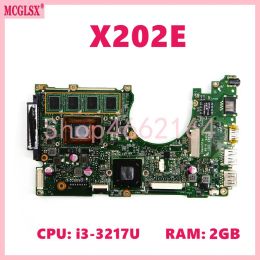 Carte mère x202E I33217U CPU 2GBRAM NOTBOIRE EN BANDE POUR ASUS S200E S200E X202 X202E X201EP X201EV X201E, ordinateur portable Tested OK