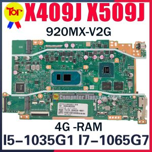 Carte mère X409JA Branche mère pour ASUS X509JP X409JP X509JB X409JB X509JA P1510CJA I3 I5 I7 CPU 4GRAM 920MX