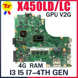 Carte mère X450LD pour ordinateur portable Carte mère pour ASUS X450LC X450L A450L K450L X450LN X450LB Y482L Y481L I3 I5 I7 GT820M V2G