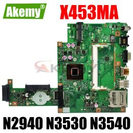 Carte mère X453MA Branche mère pour ordinateur portable pour ASUS X453MA X453M ORIGNAGE NOTAGE MAIN MAINEL N2830 N2840 N2930 N2940 N3530 N3540 CPU