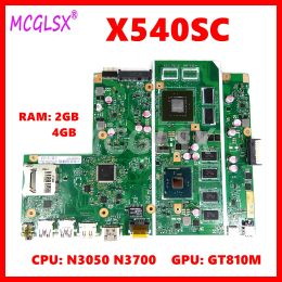 Carte mère X540SC avec GT810M GPU N3050 N3700 CPU 2G 4GB RAM RABRANGE POURNALEMENT POUR ASUS X540SC X540S X540 APPORTOP