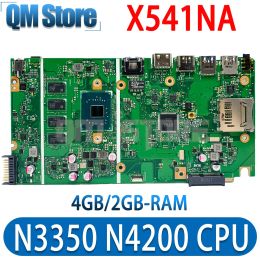 Moederbord X541N Laptop Moederbord voor ASUS X541NA A541NA F541NA R541NA D541NA X541 Mainboard N3350/N4200 4G/2GRAM