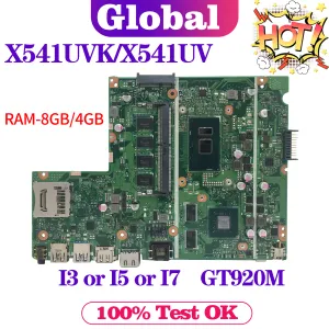 Carte mère X541Uv, ordinateur portable Carte mère pour ASUS X541UJ X541UVK X541U F541U A541U Boîte principale i3 i5 I7 CPU GT920M 4GB / 8GBRAM