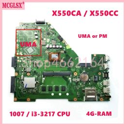 Moederbord X550CC 1007/I3/I5/CPU -laptop moederbord voor ASUS X550CA Y581C X550C X550VC X550VB X552C R510CC X550CC F550CC Maineboard