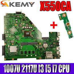 Moederbord X550cc X550CA Laptop Moederbord voor ASUS X550CA X550CL R510C Y581C X550C Mainboard 1007U 2117U I3 I5 I5 I7 CPU 4GB 2GB 0GB RAM