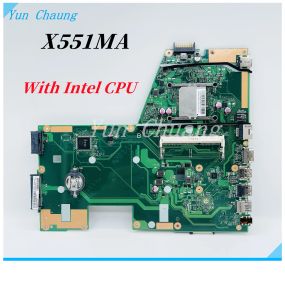 Carte mère X551MA Boîte principale pour ASUS X551MA X551M F551MA Branche mère avec Intel CPU DDR3L