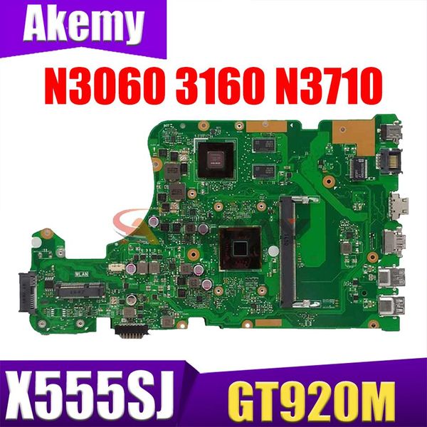 Carte mère Boîte principale X555S avec GT920M GPU N3050 N3060 N3150 N3160 N3700 N3710 CPU pour la carte mère ASUS X555SJ K555SJ K555S