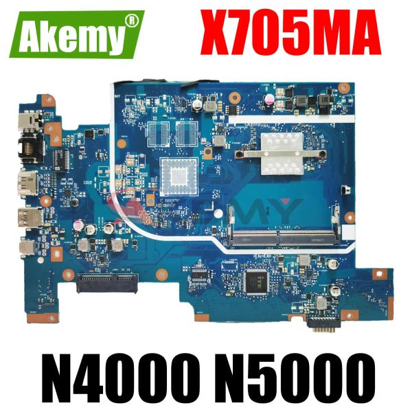 Carte mère X705MB Boîte principale pour Asus Vivobook 17 X705MA X705M pour ordinateur portable Carte mère avec N5000 N4100 920MXV2G DDR4 100% Test OK