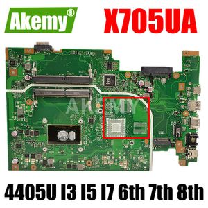 Moederbord X705UA 4405U I3 I5 I7 6th Gen 7th Gen 8th Gen CPU Mainboard voor ASUS X705UQ X705UAP X705UAR X705U X705NA LAPTOP MOEDERBORD