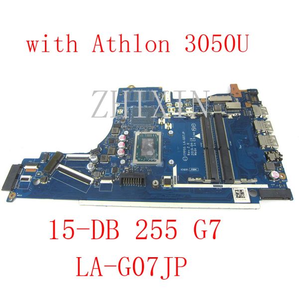 Carte mère yourui pour HP 15DB 255 G7 carte mère d'ordinateur portable avec Athlon 3050U CPU FPP55 LAG07JP L92836601 L92836001 DDR4