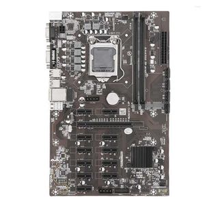 Cartes mères 1 ensemble B250 carte mère mineur accessoires informatiques modifications raccords machine minière LGA1151 DDR4 VGA DVI pour livraison directe