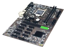 Moederborden 2021 B250 BTC Mijnbouw Moederbord 12 PCIE Ondersteuning Videokaart LGA 1151 DDR4 Geheugen USB30 Voor Machine9047277