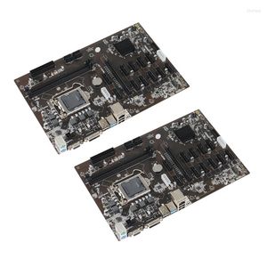 Cartes mères 2X pour Asus B250 MINING EXPERT 12 PCIE Rig BTC ETH carte mère LGA1151 USB3.0 SATA3 DDR4