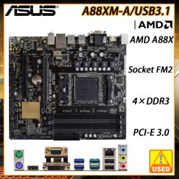Moederborden ASUS A88XMA/USB3.1 Moederbord AMD A88X Socket FM2/FM2+ DDR3 32GB PCIE 3.0 USB3.0 Micro ATX voor AMD A105800K A107800 CPU's