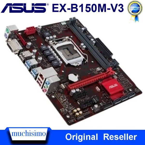 Placas base ASUS EXB150MV3 Desktop Motherboard DDR4 LGA 1151 Intel B150 DDR4 32GB PCIe 3.0 USB3.0 Micro ATX I7 I5 CPU 1151 Parril