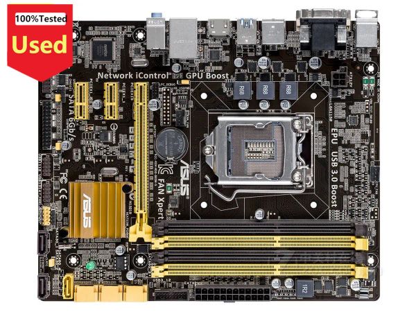 Cartes mères ASUS LGA1150 B85MG Motorard Matf Matx B85M DDR3 pour Intel B85 32 Go de bureau USB3.0 SATA3 Original Utilisé