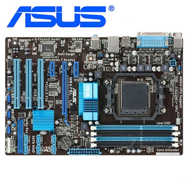 Cartes mères ASUS M5A78L LE PORTE MARRIEUX AM3 / AM3 + DDR3 32 Go pour AMD 760G M5A78L LE BURANCE MANELFORME SYSTEMBOLD SYSTEMBOLD SATA II PCIE X16