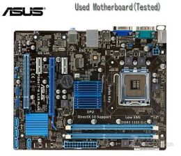 Cartes mères ASUS P5G41TM LX3 plus carte mère de carte mère originale DDR3 LGA 775 USB2.0 VGA 18GB G41 Bourse de bureau utilisé