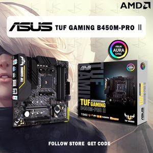 Cartes mères ASUS TUF GAMING B450M PRO II AMD B450 DDR4 4400MHz 128G M.2 SATA 6Gb/USB 3.2 Support R3 R5 R7 R9 Bureau AM4 CPU