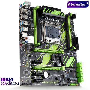 Moederborden atermiter X99 D4 LGA2011V3 Professionele 4 kanaal DDR4 DDR4 Desktop Computer Moederbordmodule LGA20113 PCIE NVME M.2 SSD -ondersteuning