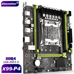 Moederborden atermiter x99 p4 moederbord slot lga20113 USB3.0 nvme m.2 SSD -ondersteuning DDR4 Reg ECC -geheugen en inter xeon e5 v4 v3 -processor