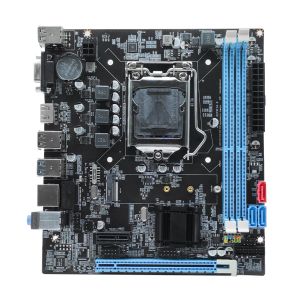 Cartes mères B75 Desktops Motherboard VGA + HDMICOMPATIBLE + PORT RJ45 16 Go Microatx PC PC MAIN BORD SATA 2.0 3.0 PCI Express X16 X1 Slot