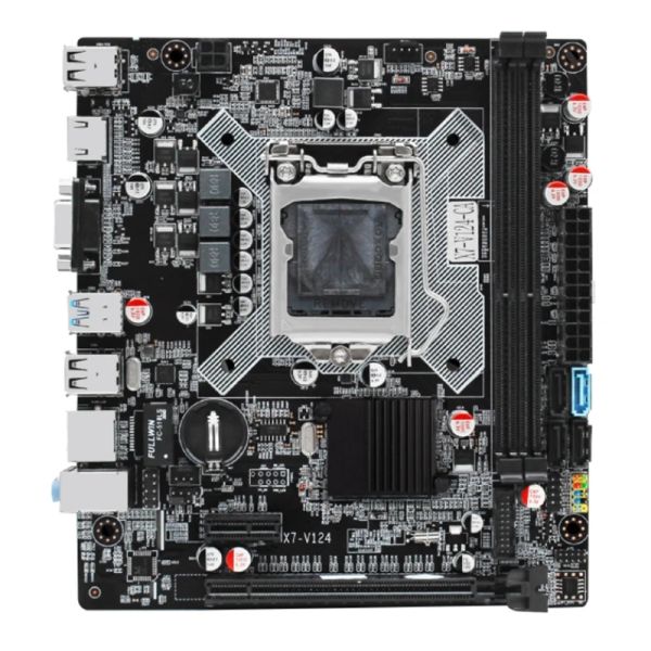 Cartes mères B75 LGA 1155 Support de la carte mère Inter i3 / i5 / i7 Processeur SATA3 M.2 NVME USB3.0 DDR3 Dual Channel Micro ATX Board 16 Go Dropship