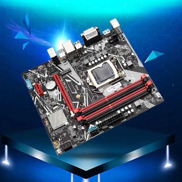 Placas base B75S LGA 1155 Placa base 32GB NVME M.2 SSD SOPORTE 4XDDR3 Memoria de PC canales duales SATA3.0 SATA2.0 Interfaz PC.