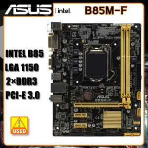 Cartes mères B85 Carte mère ASUS B85MF Motherboard LGA 1150 DDR3 16GB PPCIE 2.0 USB3.0 VGA DVI PCIE 2.0 Micro ATX pour Core i34150 4590