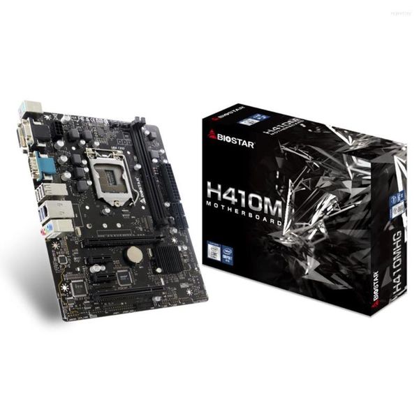 Cartes mères BIOSTAR H410MHG Carte mère 2-DIMM DDR4 Intel H410 PCIe 3.0 64G Socket LGA1200 H410M