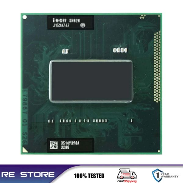 Cartes mères Core I72860QM I7 2860QM SR02X 2,5 GHz Utilisé Quadcore HuitThread Notebook Processeur d'ordinateur portable CPU 8M 45W SOCKET G2 / RPGA988B
