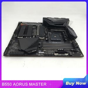 Cartes mères de bureau carte mère pour socket AM4 DDR4 128 Go PCIe 4.0 ATX B550 Aorus Master
