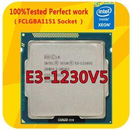 Cartes mères E3-1230V5 Intel Xeon 3.4GHZ 8 mo processeur 4 cœurs LGA1151 pour carte mère E3 PRO SAMING V5