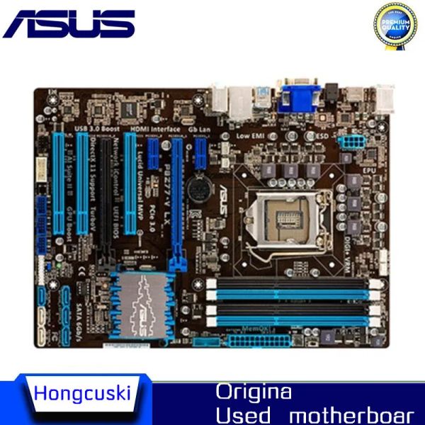 Cartes mères pour ASUS P8Z77V LX Desktop Motherboard LGA 1155 DDR3 32 Go USB3.0 pour 22/32 nm CPU Z77
