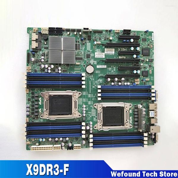 Cartes mères pour serveur Supermicro carte mère DDR3 LGA2011 E5-2600 V1/V2 série X9DR3-F