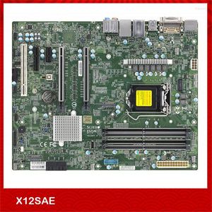 Cartes mères pour Supermicro Workstation carte mère X12SAE LGA-1200 W-1200 W480 4 SATA3 M.2 carte mère Test parfait bonne qualité